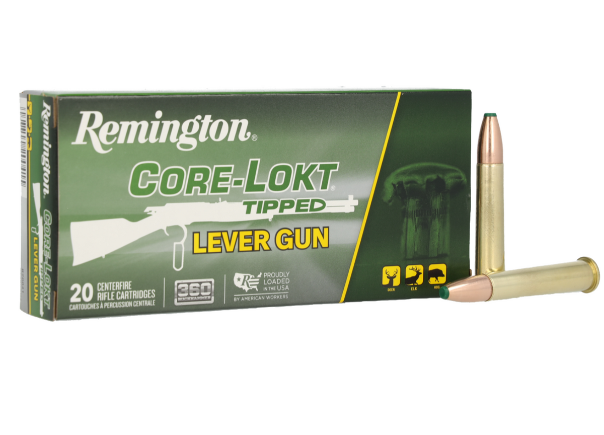 Remington .45-70 Government Rifle Ammo CORE-LOKT TIPPED LEVER GUN Core-Lokt Tipped PolyTip 300 grain 