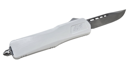 Great Lakes 8" Medium White Smooth Blade Auto Knife