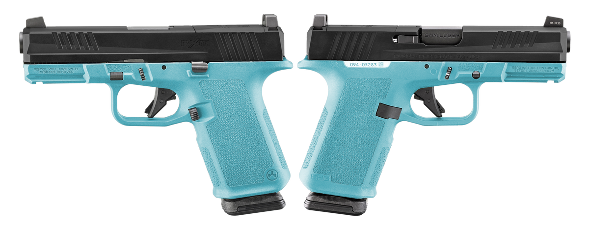 Ruger RXM 9mm Pistol 4" Barrel, Robin Egg Blue, Magpul EHG, 2x 15-Round Mags - Orion Exclusive