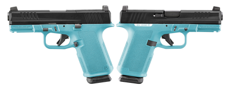 Ruger RXM 9mm Pistol 4" Barrel, Robin Egg Blue, Magpul EHG, 2x 15-Round Mags - Orion Exclusive