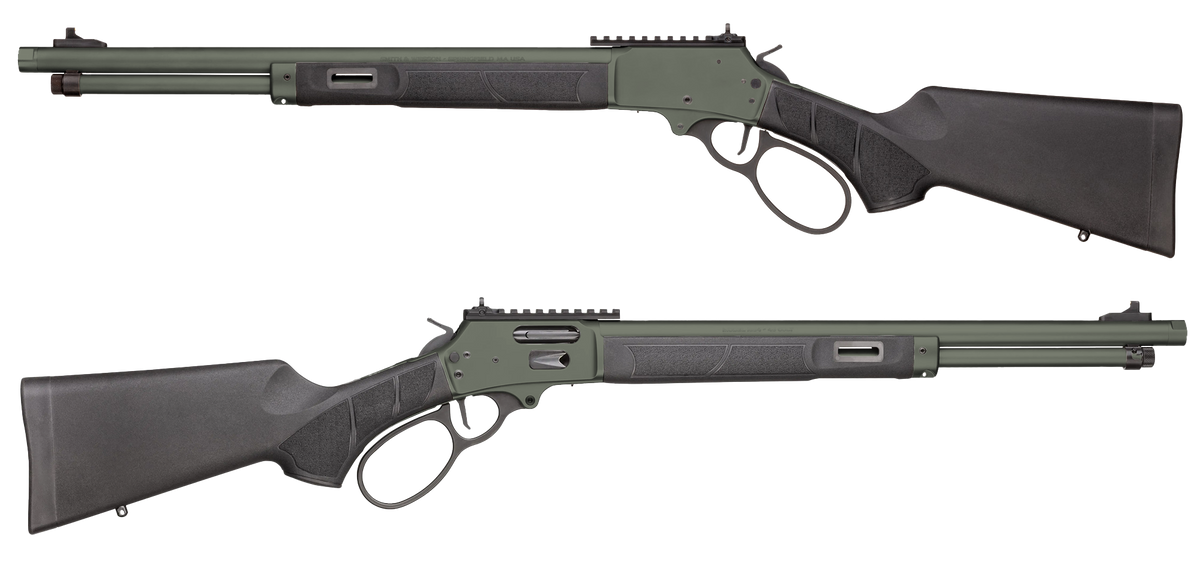 Smith & Wesson 1854 .45 Colt Lever Rifle, 19.25" Barrel, OD Green/Black Finish, 9-Round