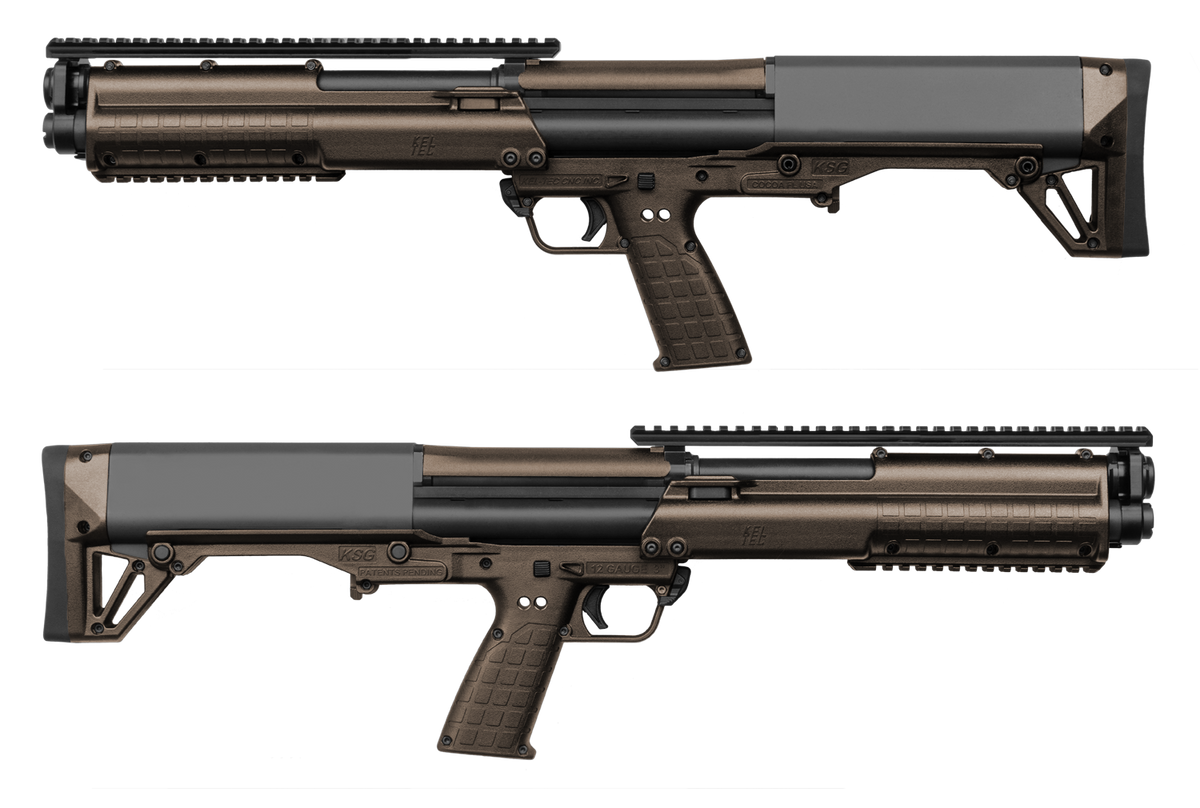 Kel-Tec KSG 12 Gauge Pump Shotgun, Burnt Bronze Finish