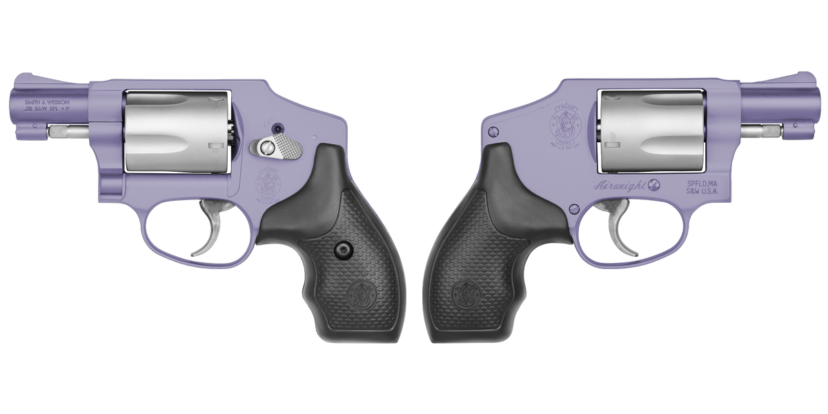 SMITH & WESSON 642 CRUSHED ORCHID AIRWEIGHT 38SPL 1.875" 5RD DAO