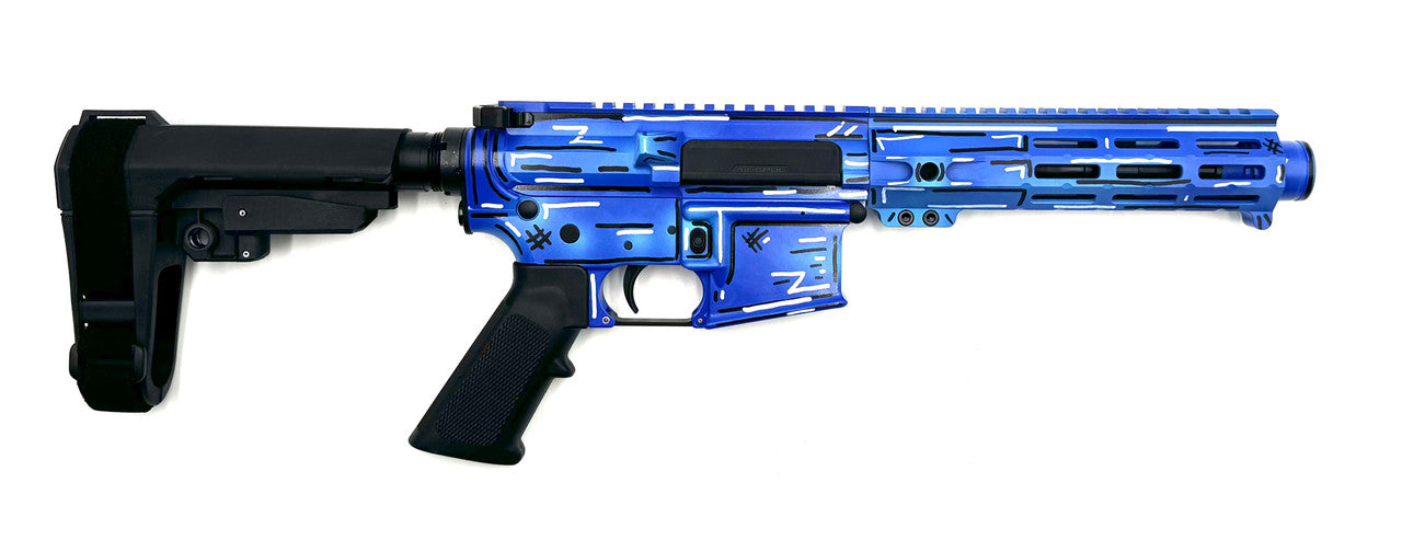 Zeus Arms Aether Stitch 5.56 Pistol 7.5" w/ SBA3 Brace, 30rd Mag
