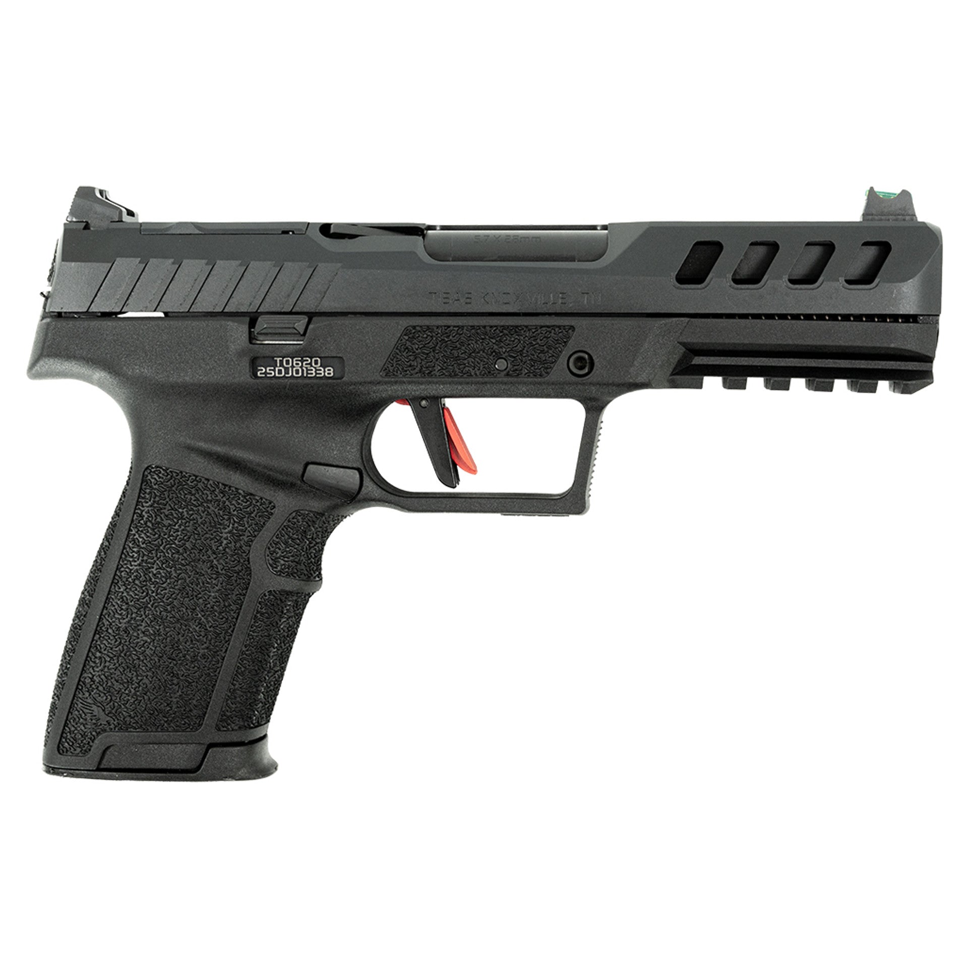 Tisas PX-5.7 O.R. Raptor 5.7x28mm Pistol, 4.8" QPC Slide, Optic Ready, 2x 20rd Magazines
