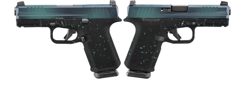RUGER RXM 9MM PISTOL 4" NORTHERN LIGHTS SPLATTER O.R. 2-15RD MAGS - ORION EXCLUSIVE