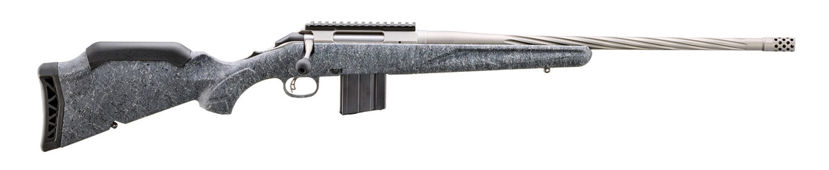 RUGER AMERICAN G2 22 ARC 20" SPIRAL FLTD T.B. GRY SPLTR 10RD