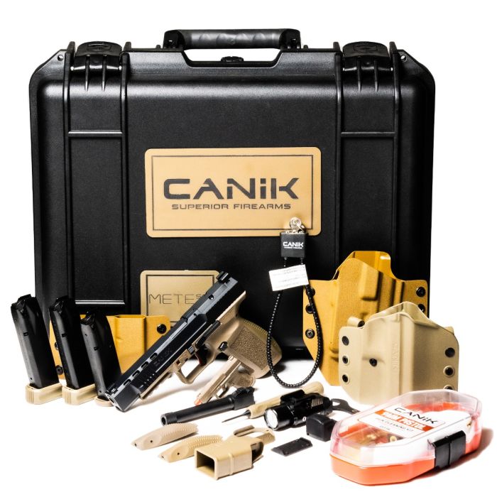 Century Canik Mete SFX 9mm Pistol Loadout Kit, Black/FDE