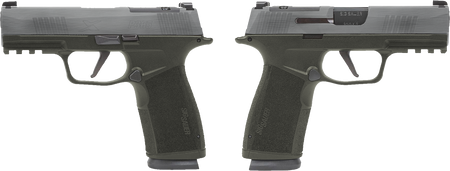 Sig Sauer P365 X-Macro 9mm Pistol 3.7" Crushed Silver Battleworn, 2x17rd Magazines