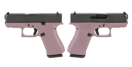 GLOCK G43X 9MM PISTOL 3.41" ROSE GOLD NIGHT SIGHTS 2-10RD MAGS
