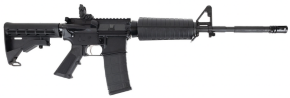 DPMS DR-15 M4 .223 Rem 16" Rifle with Magpul Rear Sight, 30-Round Mag