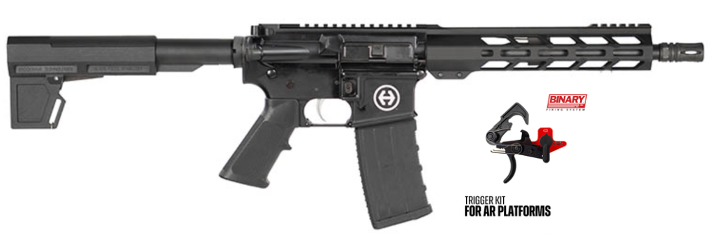 Hi-Point HP15 5.56 NATO 10.5" Pistol with Franklin Binary Trigger, 30-Round Mag