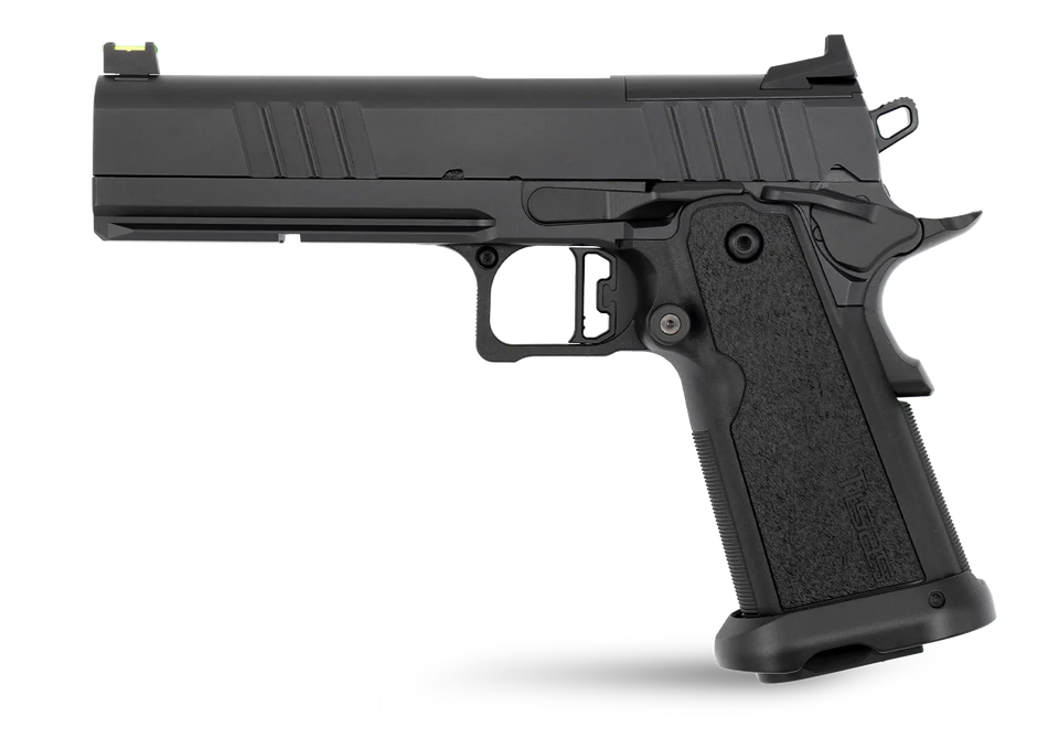 Tisas PX-9 9mm Luger Pistol - 5" Barrel, QPQ Finish, Double Stack, Optic Ready, 2x17-Round Magazines