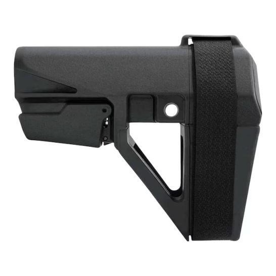 SB-TACTICAL SBA6 BLK, 5-POSITION ADJUSTABLE