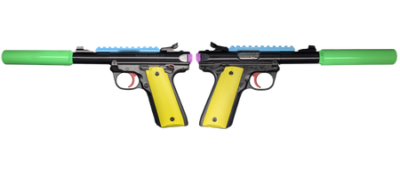 RUGER MARK IV 22/45 PARROT CAN KIT 22LR PISTOL 4.4" T.B. 2-10RD MAGS