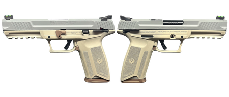 RUGER 5.7 BADGER 5.7X28 4.9" PISTOL TAN,GRY,BRN 20+1 MS