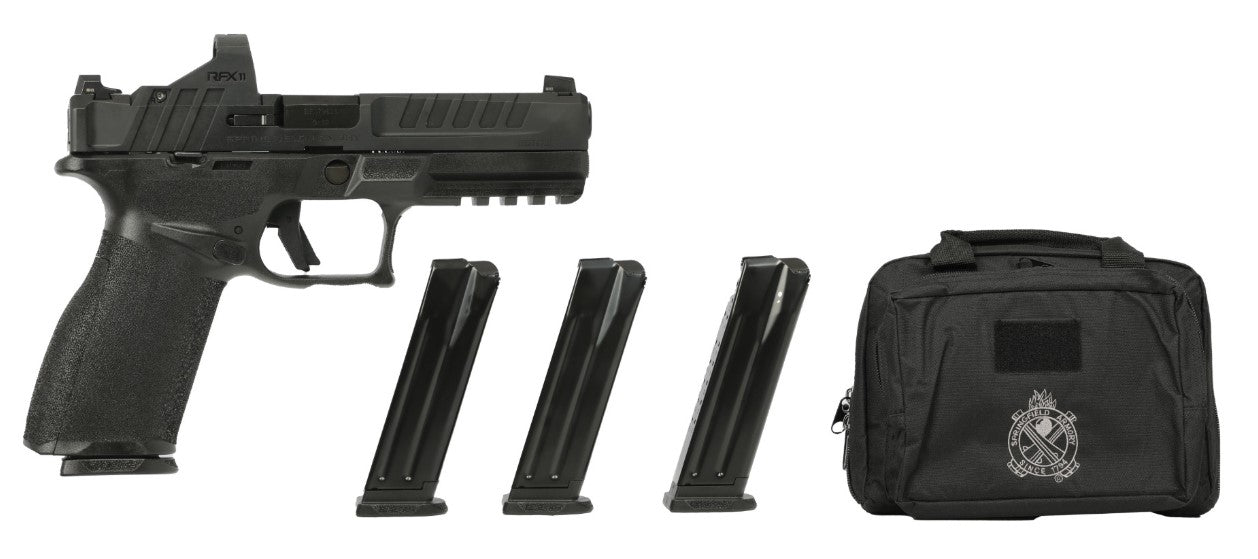 Springfield Armory Echelon 4.5" 9mm Pistol - GEAR UP Package with 5 Magazines, Range Bag & Viridian Green Dot Optic