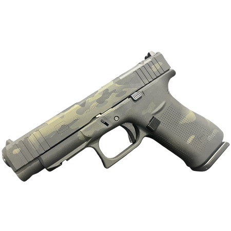 GLOCK 48 MOS BLACK MULTICAM 9MM PISTOL 4.01 FXD 5.5lb w/front rails 2-10RD MAGS
