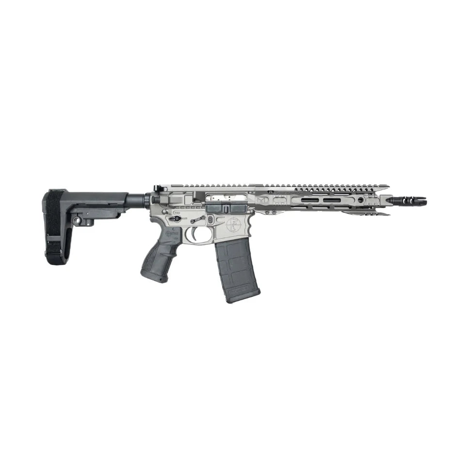 FOSTECH STEALTH RAPTOR 5.56 PISTOL 10.5" BARREL SBA BRACE SABRE GRIP ECHO II BINARY TRIGGER