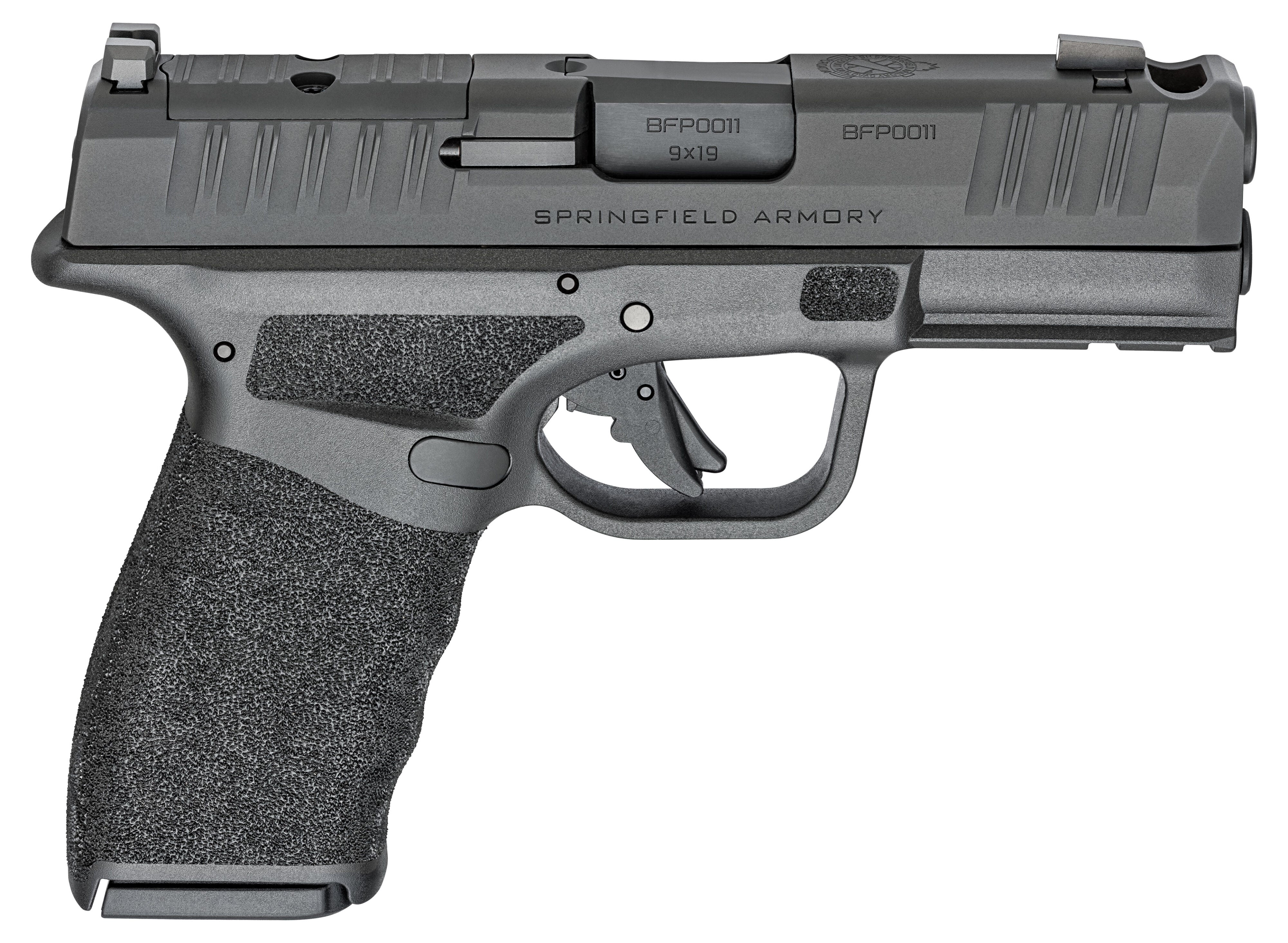 Springfield Hellcat Pro Comp OSP 9mm Pistol, U-Notch White Dot Sights, 15/17-Round Magazines