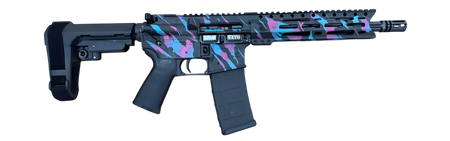 DIAMONDBACK DB15 MIAMI TIGER STRIPE 5.56 10" PISTOL W/SBA3 BRACE 30RD MAG