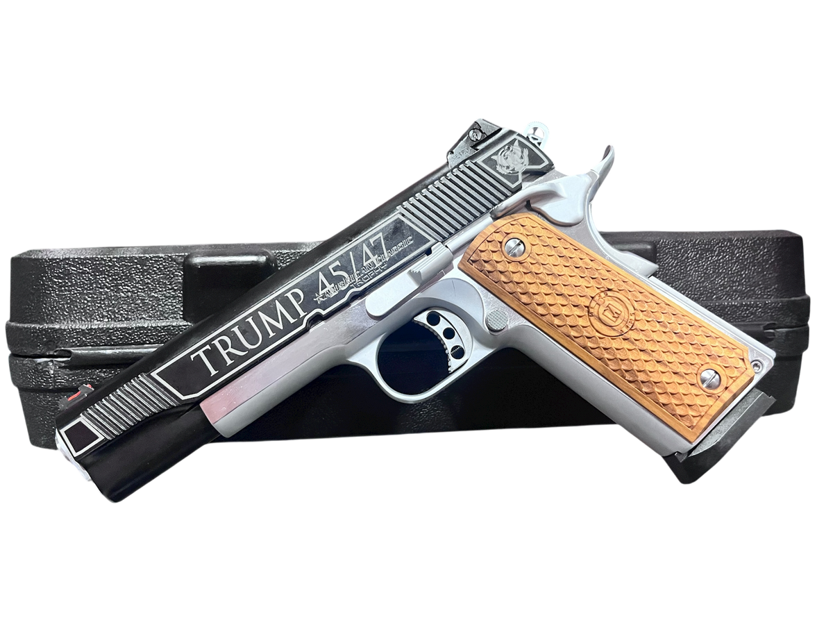American Classic II 1911 9mm Trump 45/47 Edition, Chrome/Black, 9-Round