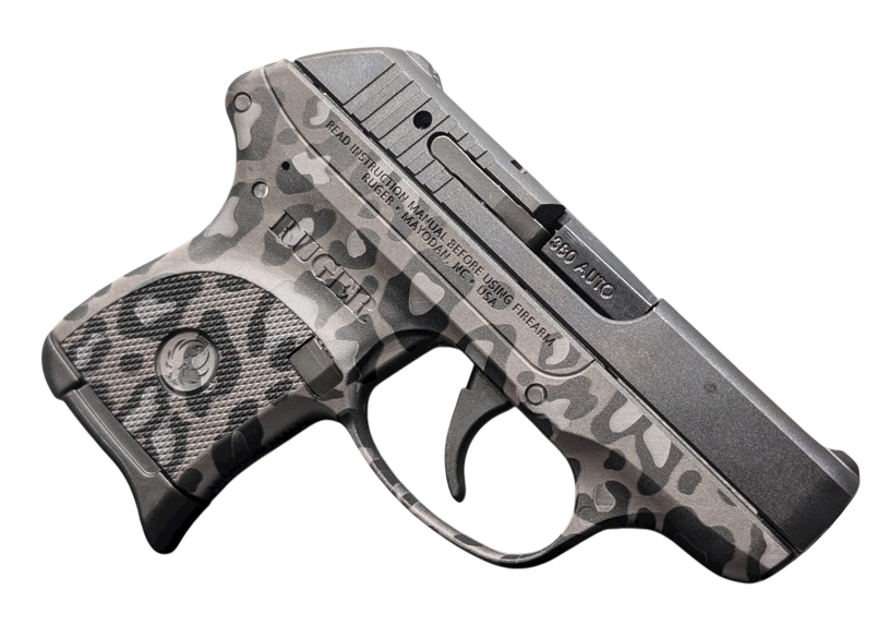 Ruger LCP .380 ACP Pistol, Snow Leopard Print Finish, 2.75" Barrel, 6-Round Mag