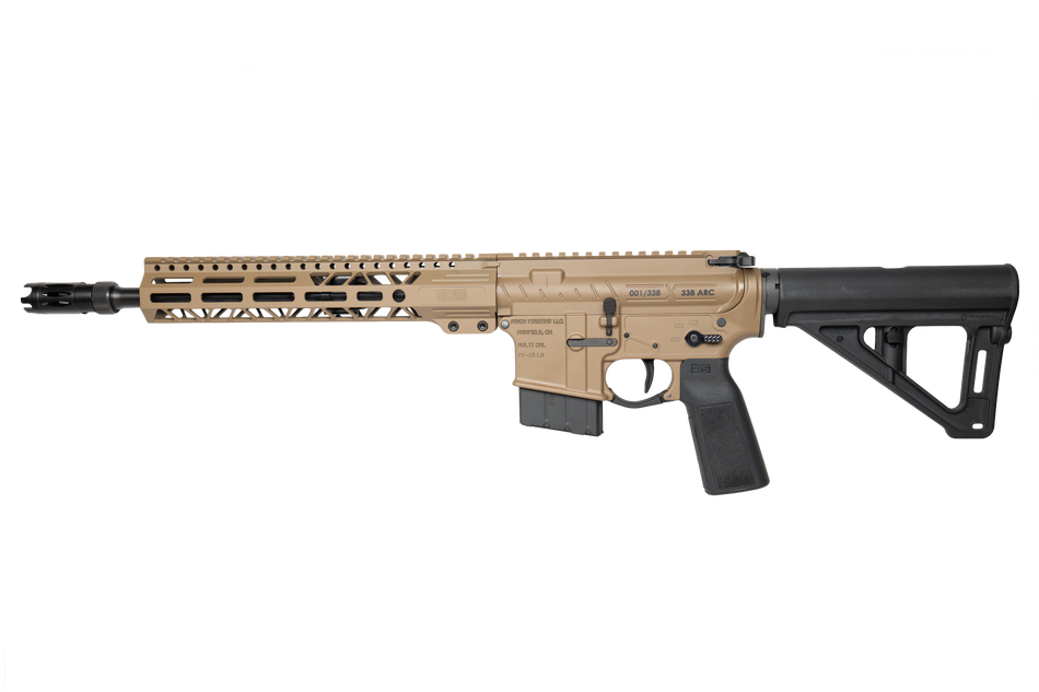 Faxon Firearms 338 ARC Pistol 12.5" FDE with B5 Systems Magpul Brace