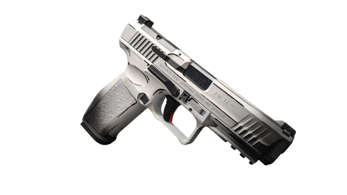 Century Canik METE SFT One Series Doodle 9mm Pistol 4.46" White/Black 18RD Magazine
