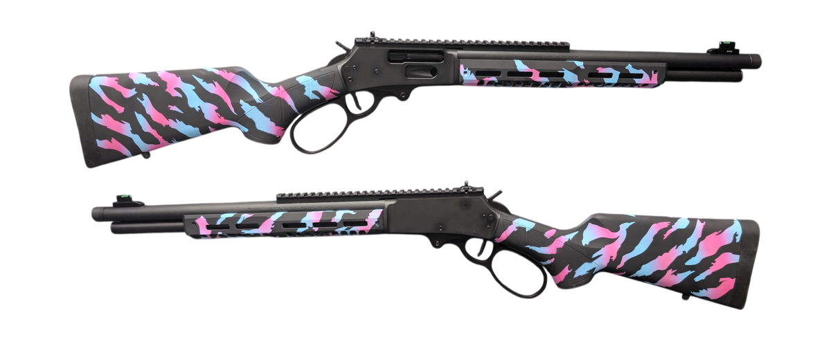 Smith & Wesson 1854 Stealth Hunter Miami Tiger Stripe .45 LC Lever Action Rifle 16.3" 8+1