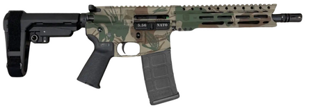 Diamondback DB15 5.56 10" Pistol, Rhodesian Brushstroke, SBA3 Brace, 30-Round Mag - Orion Exclusive
