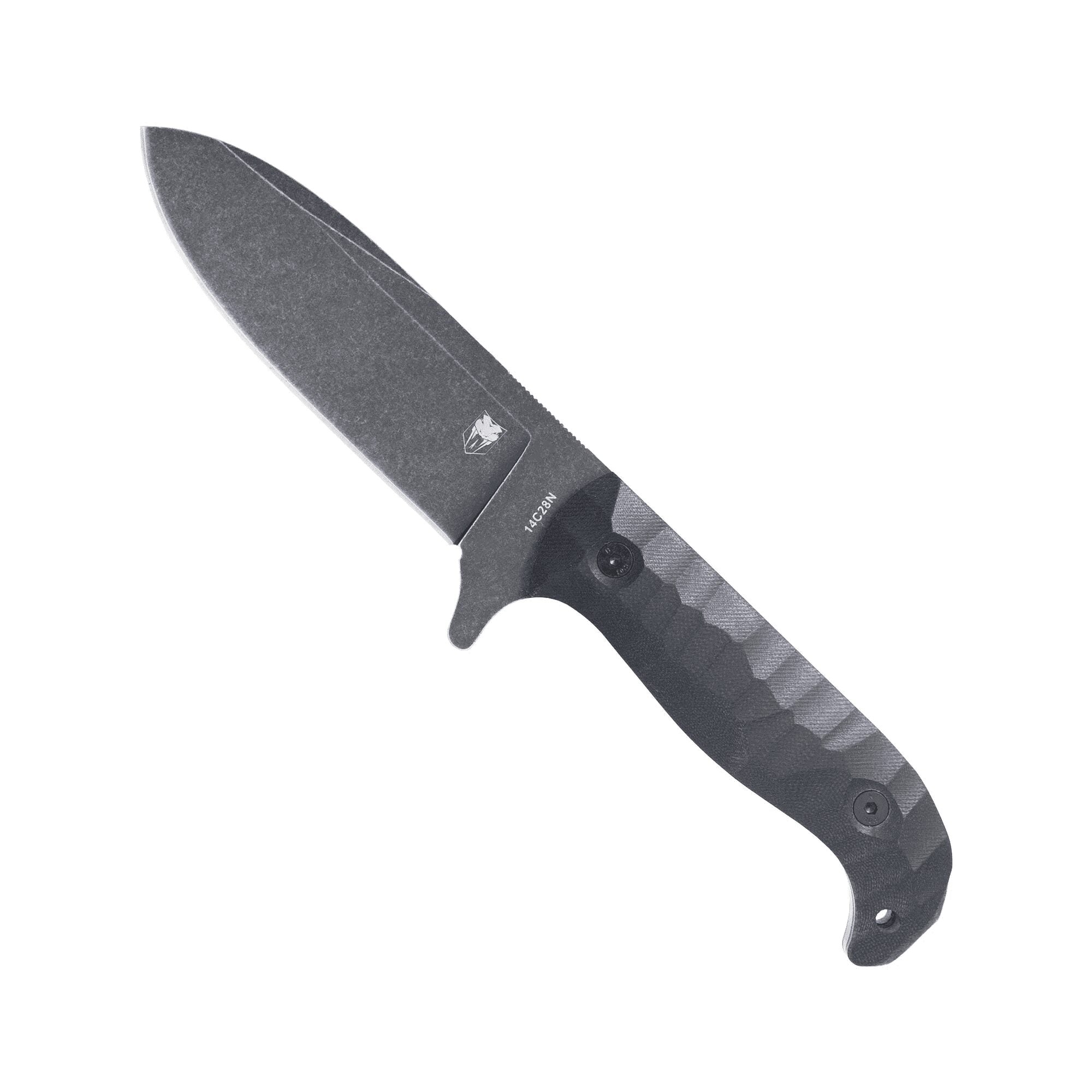 CobraTec PSK Fixed Blade Survival Knife Black Dark Stonewash Finish
