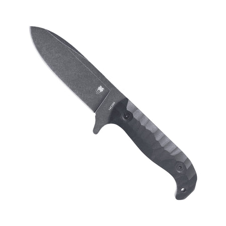 CobraTec PSK Fixed Blade Survival Knife Black Dark Stonewash Finish
