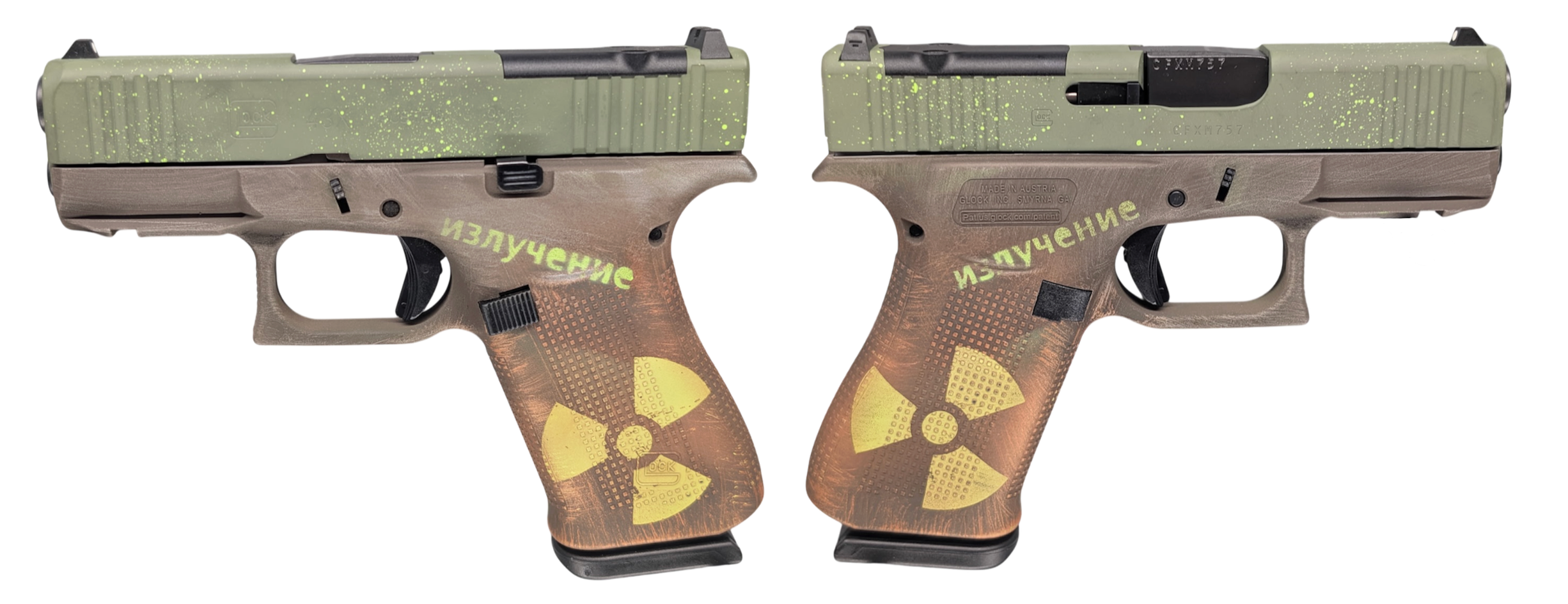 GLOCK 43X MOS DOOMSDAY 9MM PISTOL 3.39" FXD 5.5lb 2-10RD MAGS