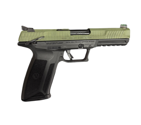 Ruger-5.7 5.7x28mm Pistol 4.9in Black/Desert Night Camo Slide, 20+1 Capacity