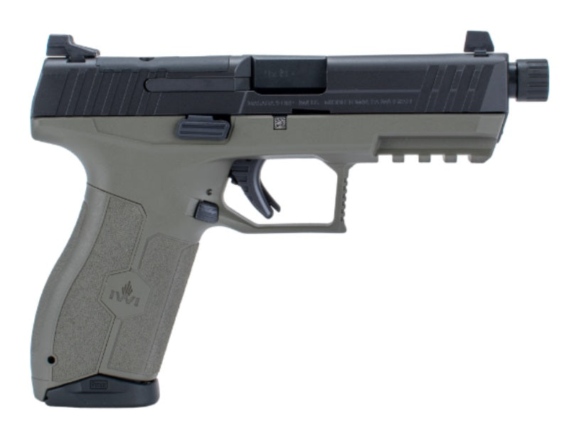 IWI MASADA 9mm Pistol, 10-Round, Optics Ready, Night Sights, 4.6" Barrel, OD Green