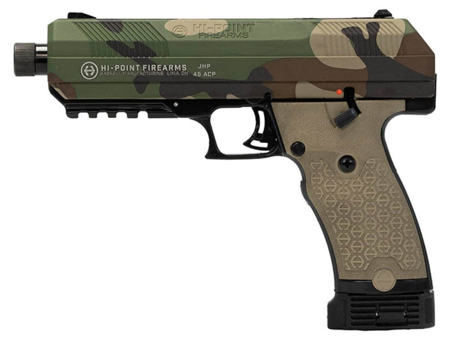 Hi-Point JHP Gen 2 .45 ACP M81 Camo Striker-Fired Pistol 9+1 Threaded Barrel