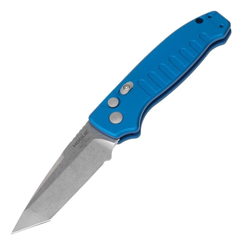 Hogue Ballista I OTF Automatic Folding Tanto Knife 3.5" 154CM Steel Blue