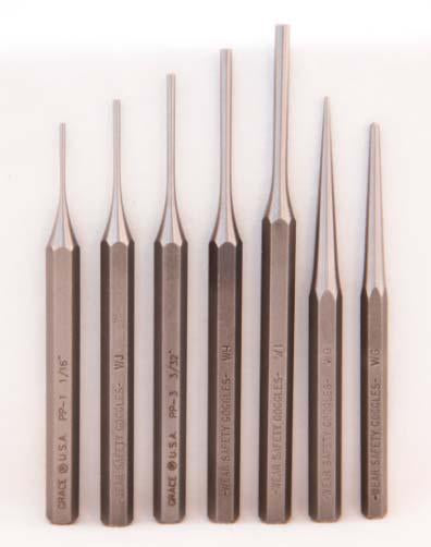 Grace USA 7 Pc Steel Punch Set Gun Care Tool USA Made