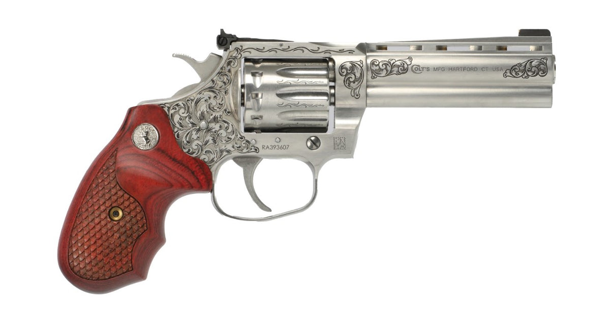 KING COBRA 22LR SS 4.25" TGW TYLER GUN WORKS ENGRAVED