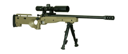 Crickett KSA2157 Precision Complete Package Youth .22 WMR Rifle - Threaded Bull Barrel w/Muzzle Brake, Thumbhole FDE Stock, Adjustable Cheek Comb, Includes 4x28 Combo Scope