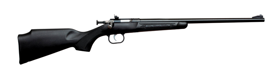 Crickett KSA2280 Youth .22 WMR Single-Shot 16.12" Blued Barrel, Black Synthetic Stock w/11.5" LOP, Peep Sights