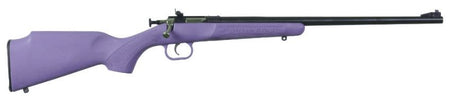 Crickett KSA2306 Youth 22 LR 1rd 16.12" Blued Barrel & Receiver, Fixed Front/Adjustable Rear Peep Sights, Purple Synthetic Stock w/11.5" LOP, Rebounding Firing Pin Safety