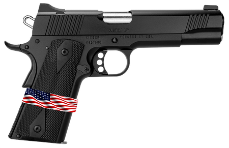 Kimber Mfg, Inc 3000500 Custom LW Liberty 45 ACP 7+1 5" Stainless Match Grade Barrel, KimPro Black Serrated Steel Slide, KimPro Black Aluminum Frame w/Beavertail, ANKA Grip