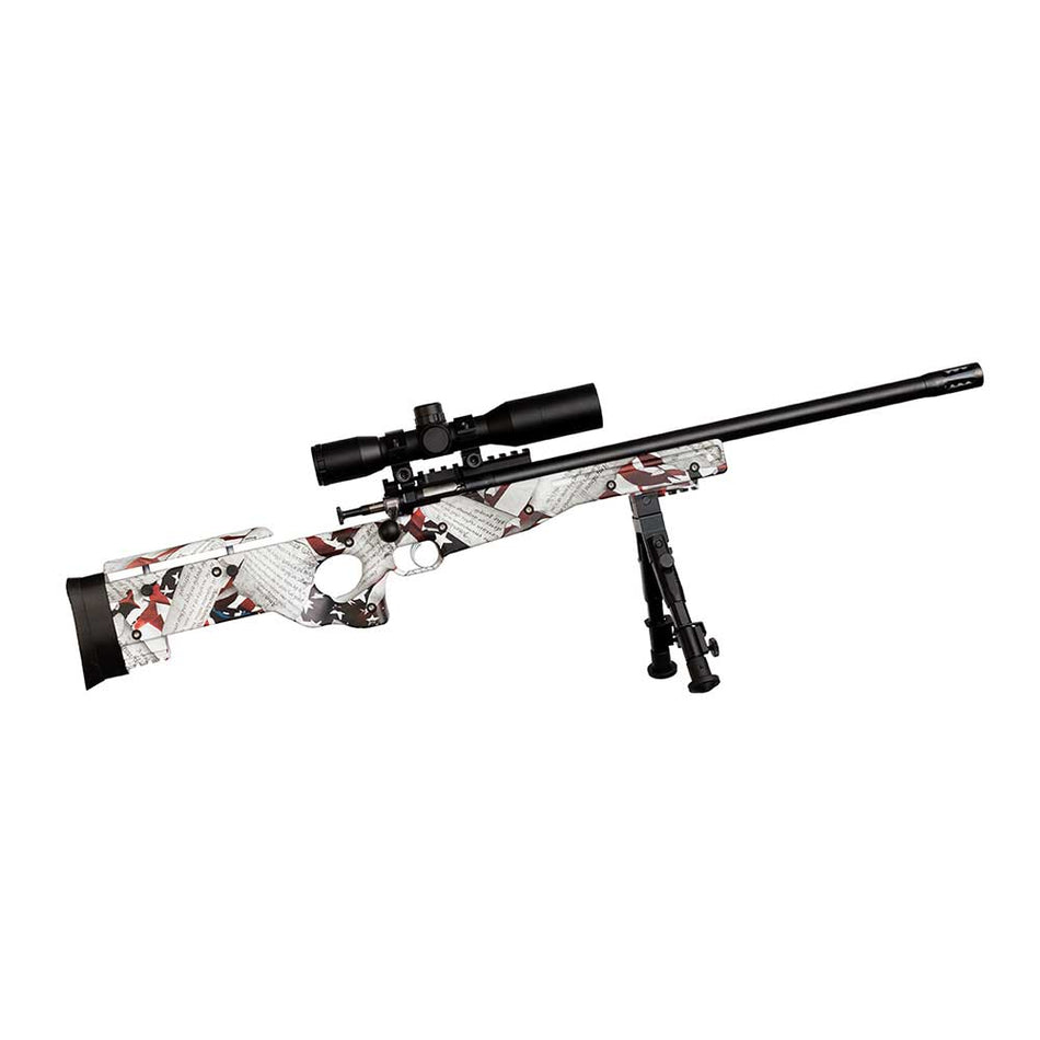 Crickett KSA2153 Precision Complete Package Youth .22 LR Rifle - Threaded Bull Barrel w/Muzzle Brake, Thumbhole Amendment Stock, Adjustable Cheek Comb, Includes 4x28 Scope