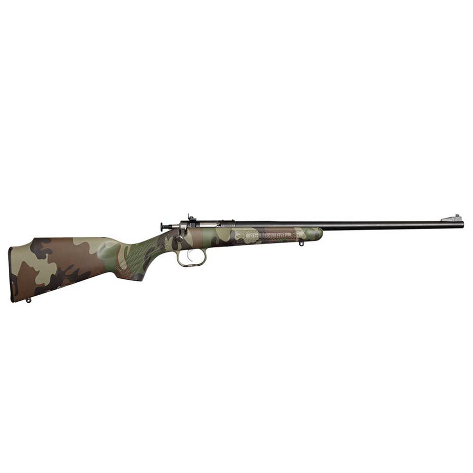 Crickett KSA2170 My First Rifle Gen2 .22 S/L/LR Single-Shot - Blued Barrel & Receiver, M81 Woodland Camo Stock, EZ Loader