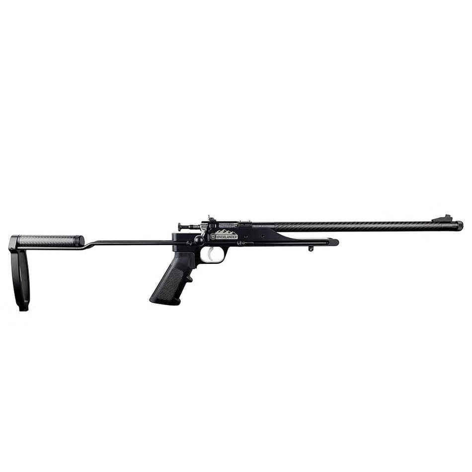 Keystone KSA2192 Precision 6061 Overlander Pack Rifle .22 WMR Single Shot 16.12" Carbon Fiber Barrel, Skeleton Stock