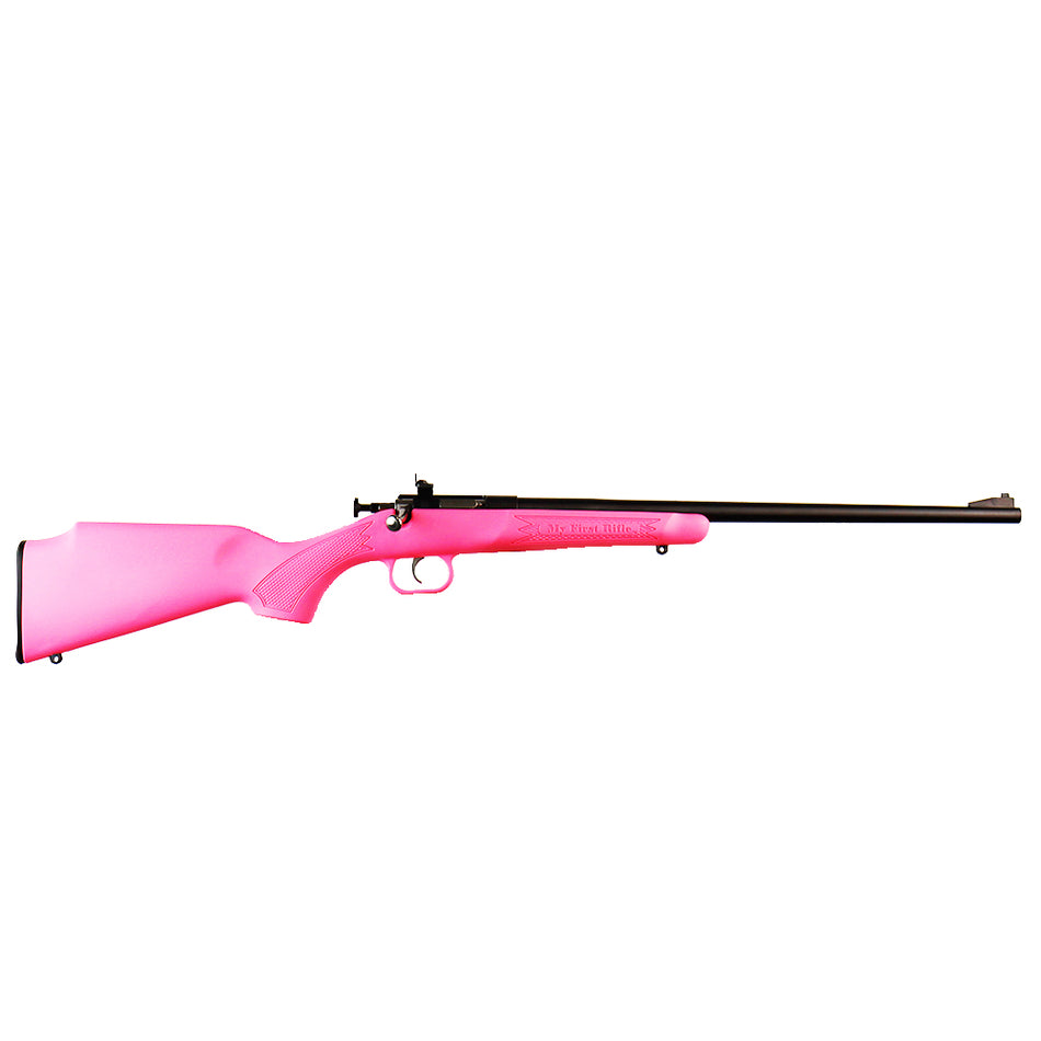 Crickett KSA2220 Youth .22 LR Single Shot 16.12" Blued Barrel, Pink Fixed Synthetic Stock, Right Hand
