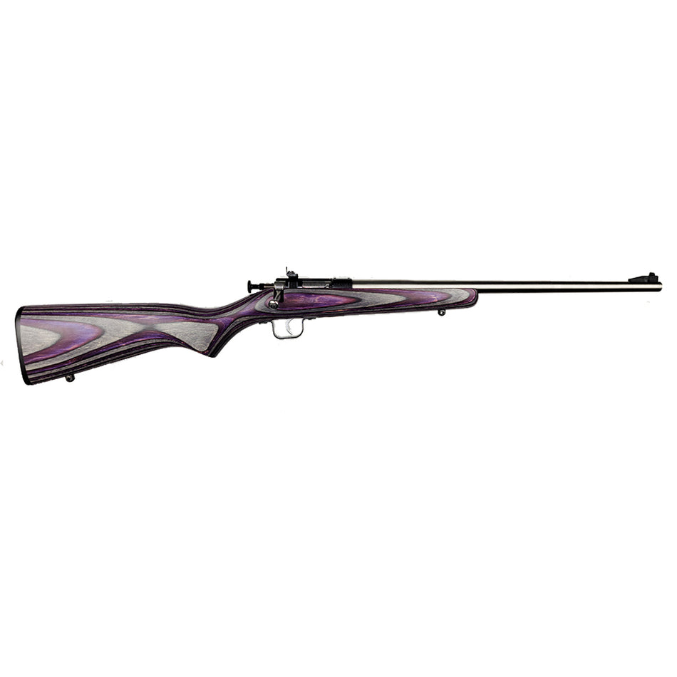 Crickett KSA2228 Youth .22 LR Single Shot 16.12" Stainless Barrel, Purple Laminate Stock, 11.5" LOP