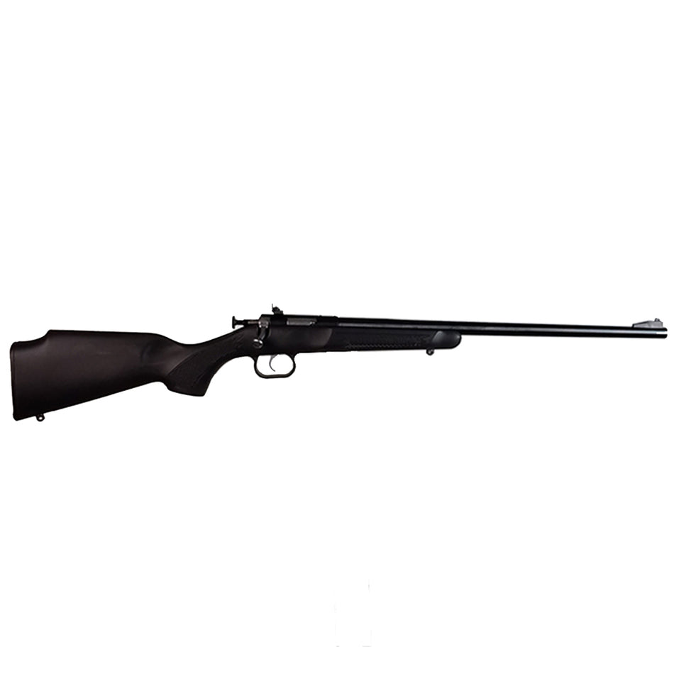 Crickett KSA2240 Youth .22 LR Single Shot 16.12" Blued Rifle, Black Synthetic Stock, 11.5" LOP
